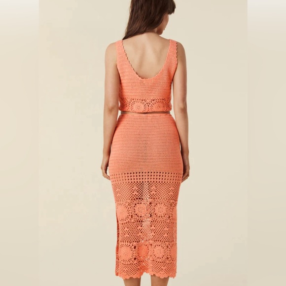 BNWT Spell Let The Sunshine Crochet Set in Peach 🍑🌞 - Picture 4 of 12